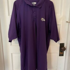 Baltimore Ravens NFL Team Apparel TX3 Cool Men's Polo Shirt Size 2XL